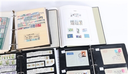 CANCELED & UNUSED INTERNATIONAL STAMPS & POST CARDS