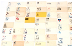 CIVIL WAR PATRIOTIC ENVELOPES & PHILATELIST COLLECTORS LOT