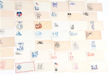 CIVIL WAR PATRIOTIC ENVELOPES & PHILATELIST COLLECTORS LOT