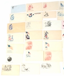 CIVIL WAR PATRIOTIC ENVELOPES & PHILATELIST COLLECTORS LOT