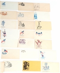 CIVIL WAR PATRIOTIC ENVELOPES & PHILATELIST COLLECTORS LOT