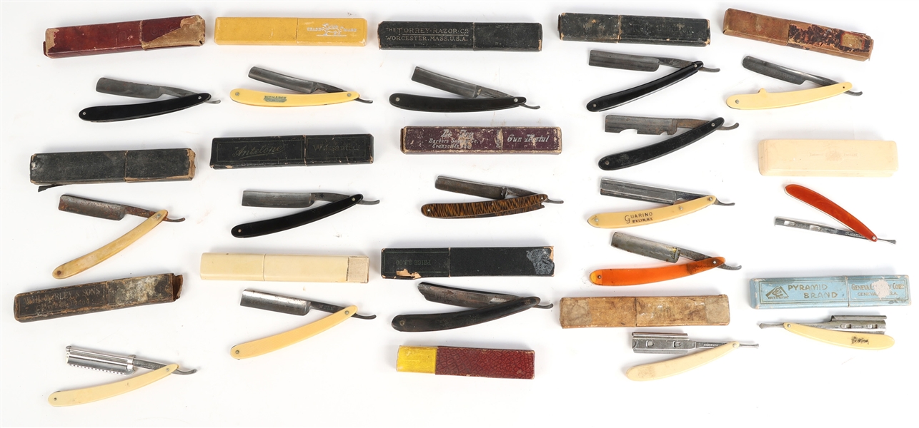 STRAIGHT RAZORS - LOT OF 17