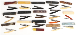STRAIGHT RAZORS - LOT OF 17