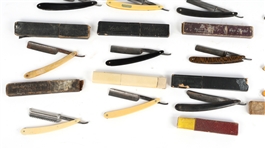 STRAIGHT RAZORS - LOT OF 17