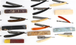 STRAIGHT RAZORS - LOT OF 17