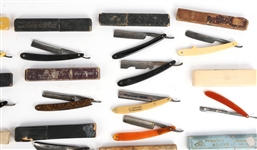 STRAIGHT RAZORS - LOT OF 17