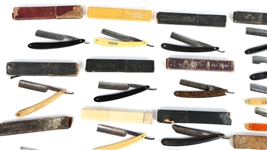 STRAIGHT RAZORS - LOT OF 17