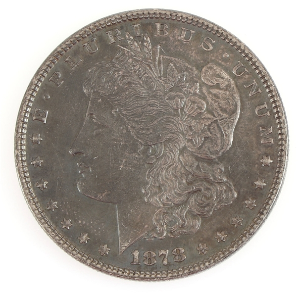 1878 7TF BETTER DATE US MORGAN SILVER DOLLAR COIN