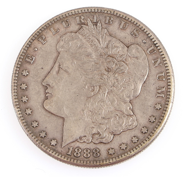 1888-S BETTER DATE US SILVER MORGAN DOLLAR COIN