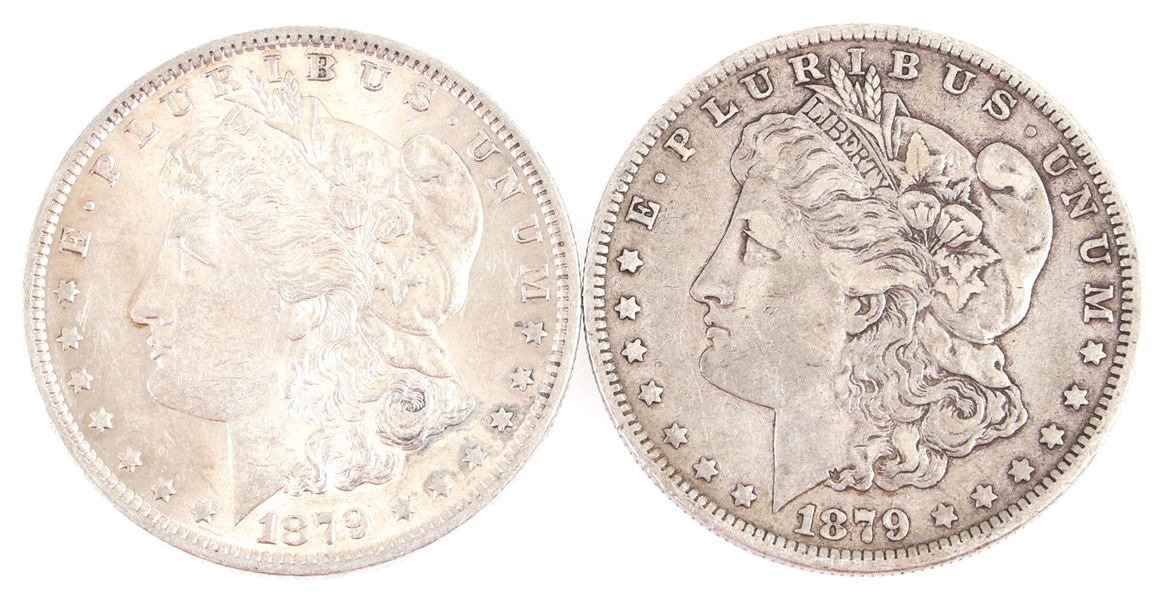 1879-O US MORGAN SILVER DOLLAR COINS