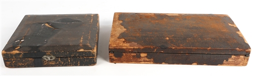 EARLY 20TH C. OPTICIAN TRAVEL SETS