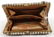 METAL & EMBROIDERED PURSE - LOT OF FIVE