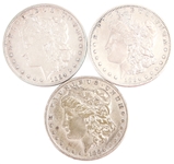 1884-P & 1884-S US MORGAN SILVER DOLLAR COINS