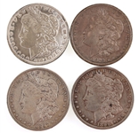1878-1894 US MORGAN SILVER DOLLAR COINS 