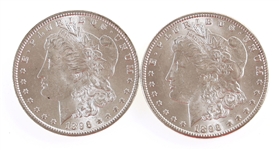 1896 US MORGAN SILVER DOLLAR COINS