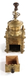 EUROPEAN 19TH C. COFFEE GRINDER & POSTAL SCALE