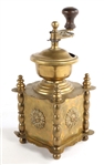 EUROPEAN 19TH C. COFFEE GRINDER & POSTAL SCALE