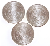 1985 MEXICAN LIBERTAD 1 ONZA .999 FINE SILVER COINS
