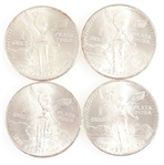 1982-1983 MEXICAN LIBERTAD 1 ONZA FINE SILVER COINS