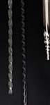 20TH C. GLASS WALKING STICKS 