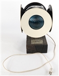 20TH C. RAILROAD SIGNAL LANTERN CONVERTED TO LAMP