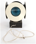 20TH C. RAILROAD SIGNAL LANTERN CONVERTED TO LAMP