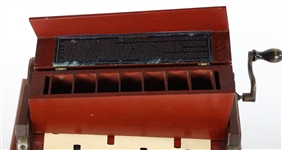 19TH C. REED-PIPE CLARIONA ROLL ORGAN