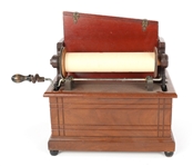 19TH C. REED-PIPE CLARIONA ROLL ORGAN