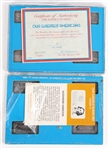 HAMILTON MINT OUR GREATEST AMERICANS FINE SILVER INGOTS