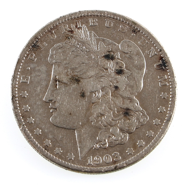 1903-S KEY DATE US SILVER MORGAN DOLLAR COIN