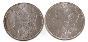 1889-P US MORGAN SILVER DOLLAR COINS 