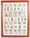 FRAMED PLAYERS CIGARETTE SILK FACSIMILES