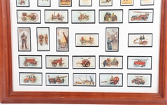 FRAMED PLAYER'S CIGARETTE SILK FACSIMILES