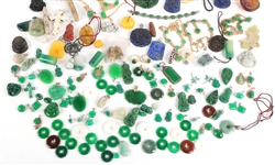 STONE COSTUME JEWELRY AND CHARMS
