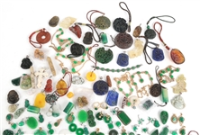STONE COSTUME JEWELRY AND CHARMS