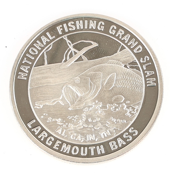 1 OZ. FINE SILVER NORTH AMERICAN FISHING CLUB ROUND