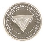 1 OZ. FINE SILVER NORTH AMERICAN FISHING CLUB ROUND