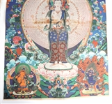 CONTEMPORARY TIBETAN THANGKAS - LOT OF 2