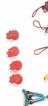 CHINESE CARVED BEADS AND TALISMANS 