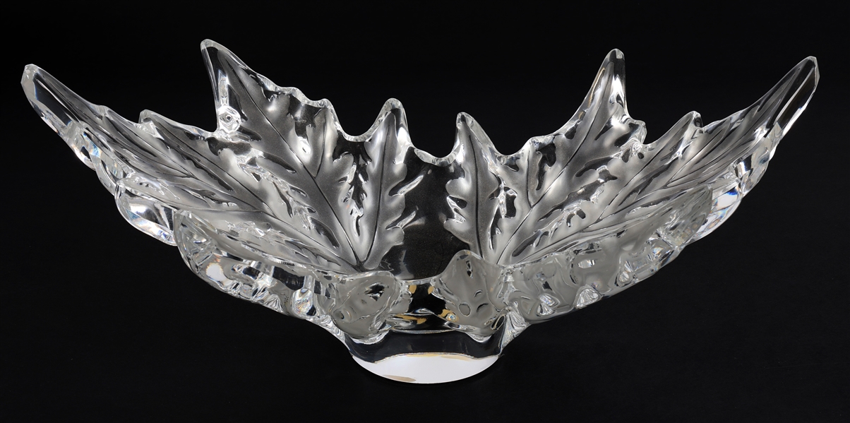 LALIQUE CHAMPS ELYSEES FROSTED BOWL