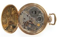 EARLY 20TH C. BALL RAILROAD GOLD FILLED POCKET WATCH