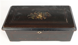 19TH C. SWISS 8 AIRS SINGLE CYLINDER MUSIC BOX