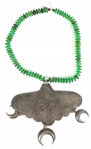 EARLY 20TH C. NATIVE AMERICAN MADE GORGET 
