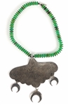 EARLY 20TH C. NATIVE AMERICAN MADE GORGET 