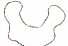 18K WHITE GOLD 7 CTW DIAMOND NECKLACE