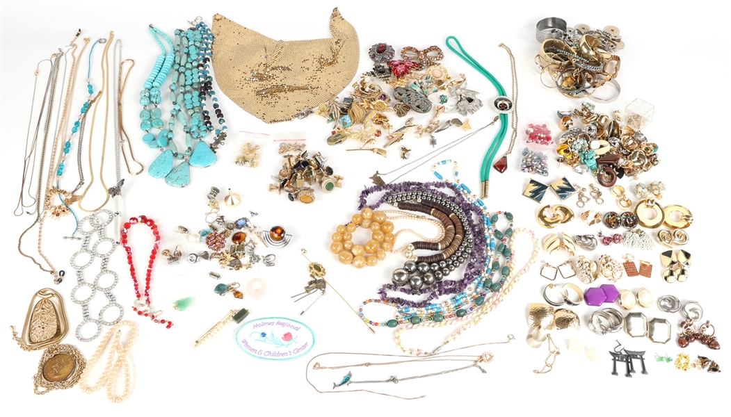 GOLD AND SILVER TONE COSTUME JEWELRY