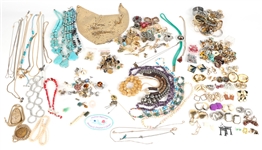 GOLD AND SILVER TONE COSTUME JEWELRY