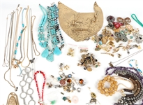 GOLD AND SILVER TONE COSTUME JEWELRY