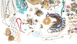GOLD AND SILVER TONE COSTUME JEWELRY