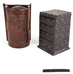 20TH C. BENTO CONTAINERS - LOT OF 2